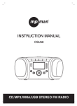 Mpman CSU58 CD radio