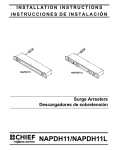 Chief NAPDH11L rack accessory