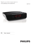 Philips Digital tuning clock radio AJ3123