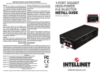 Intellinet 560566 network media converter
