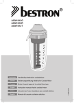 Bestron ACM1012G mixer