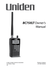 Uniden BC75XLT two-way radio