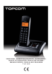 Topcom Cordless DECT-telephone - Butler E751