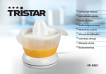 Tristar Citrus juicer