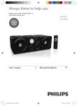 Philips Cube micro music system MCM1050B