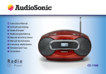 AudioSonic CD-1580 CD radio