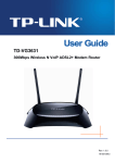 TP-LINK TD-VG3631 router