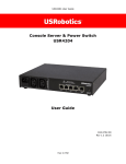 US Robotics USR4204 console server
