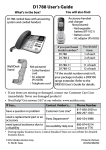 Uniden D1785-3T telephone