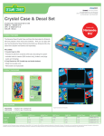 dreamGEAR Crystal Case with Decal Set for DSi