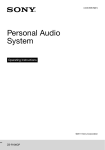 Sony ZS-R100CP CD radio