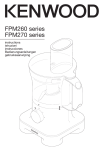 Kenwood FPM264 food processor