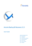 Acronis Backup & Recovery 11.5 Server for Windows