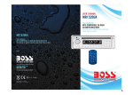 Boss Audio Systems CD/MP3 AM/FM Receiver
