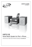 iLive IHP211B home audio set