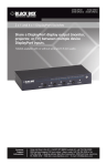 Black Box AVSW-DP2X1 video switch