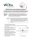 Wi-Ex YX050-PCS-CEL network antenna