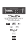 Dual XDMA6330BT car media receiver