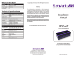 Smart-AVI HDS-4P video splitter
