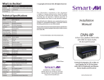 Smart-AVI DVN-8PS video switch