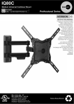 OmniMount IQ80C flat panel wall mount