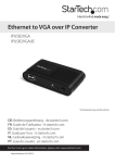 StarTech.com Ethernet to VGA over IP Converter - Up to 300 ft (100M) - 1920x1080