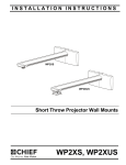 Chief WP21US project mount