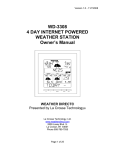La Crosse Technology WD-3308U-WAL weather station