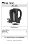 Focus Electrics 53783 electrical kettle