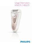 Philips SatinPerfect Satinelle Epilator HP6575/30