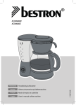 Bestron ACM608Z coffee maker