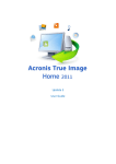 Acronis True Image Home 2011