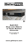 Gefen GEF-DVI-848DL-PB video switch