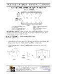 Chief PSM2394 flat panel wall mount