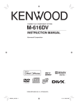 Kenwood Electronics M-616DV-W docking speaker