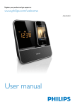 Philips Clock radio for iPod/iPhone AJ5350D