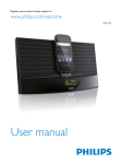 Philips docking speaker with Bluetooth&reg; AS141
