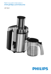 Philips Aluminium Collection Juicer HR1861