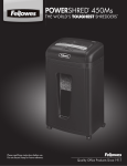 Fellowes Powershred 450Cs