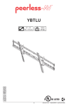 Peerless YBTLU flat panel wall mount