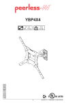 Peerless YBP4X4 flat panel wall mount