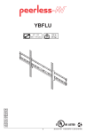 Peerless YBFLU flat panel wall mount