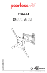 Peerless YBA4X4 flat panel wall mount