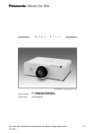 Panasonic PT-EW530EL data projector