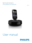 Philips docking speaker with Bluetooth® AS111