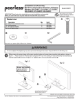 Peerless MIS571 mounting kit