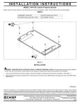 Chief HB011E mounting kit