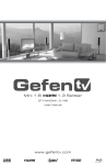 Gefen GTV-MHDMI1.3-148 video splitter
