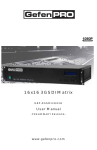 Gefen GEF-3GSDI-16416 video switch