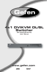 Gefen EXT-DVIKVM-441DL KVM switch